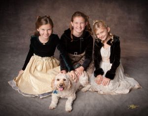 Children's studio portrait in Webster NY